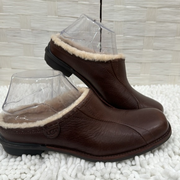 UGG Australia Women’s Leather Mules - Picture 2 of 14